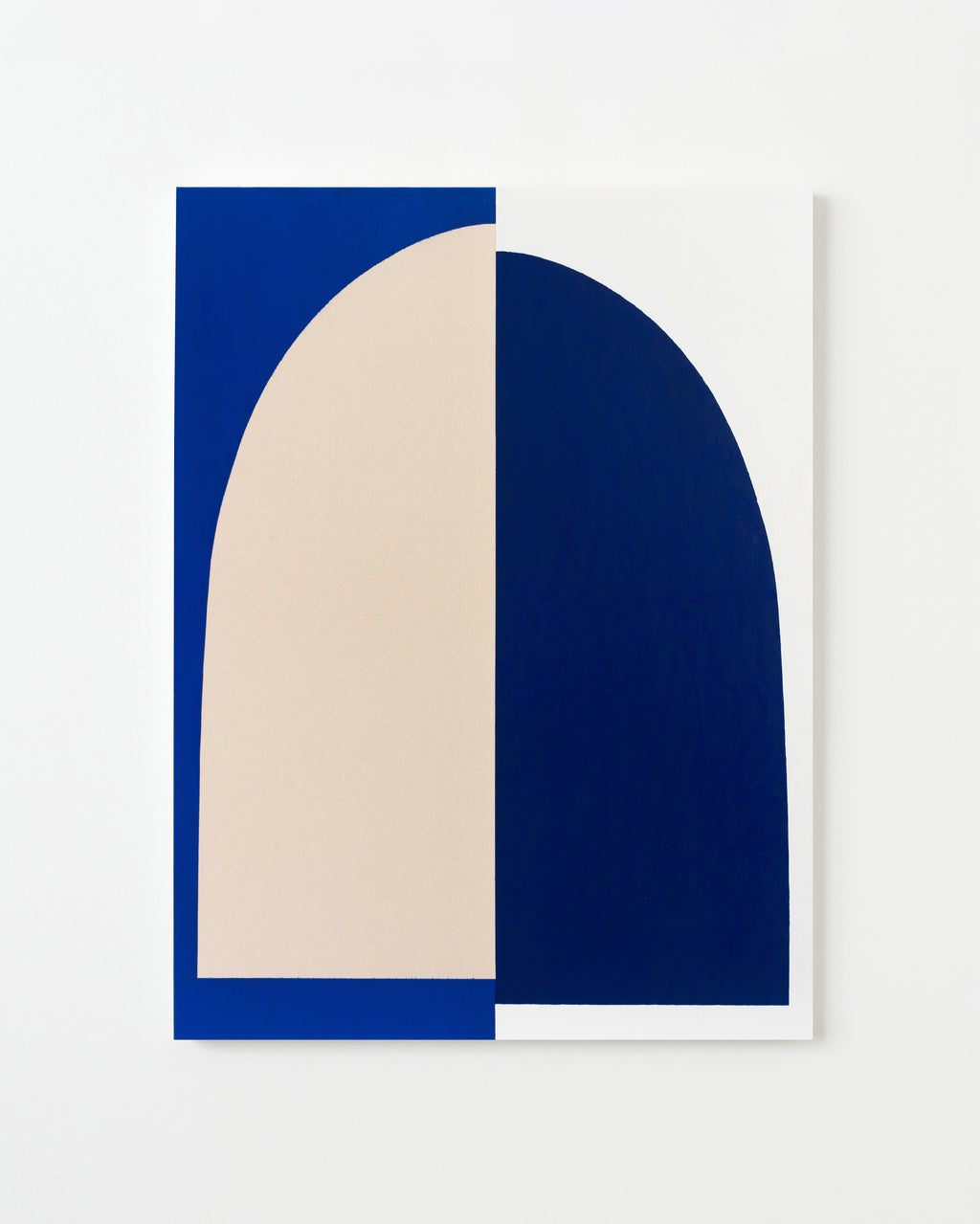 Painting by Aschely Vaughan Cone titled "Double Blue Arch Doublet in White Light" - 1.
