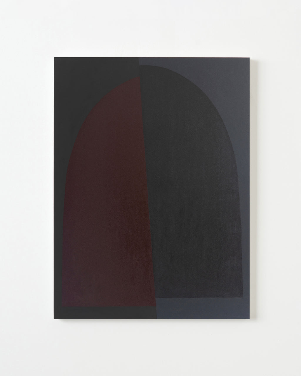 Painting by Aschely Vaughan Cone titled "Grey Arch at Night in Red Light II" - 1.