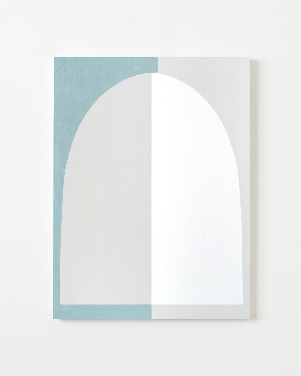 Painting by Aschely Vaughan Cone titled "Teal Arch in White Light" - 1.