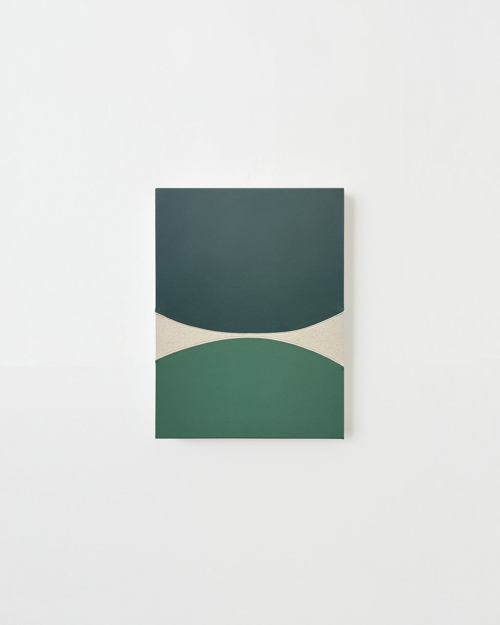Painting by Hyun Jung Ahn titled "Rendezvous Antique Green" - 1.