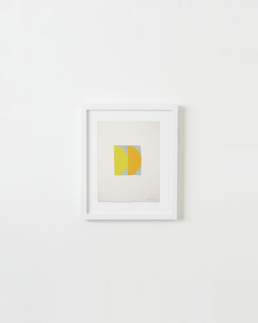 Drawing by Hyun Jung Ahn titled "Twin Moons" - 1.