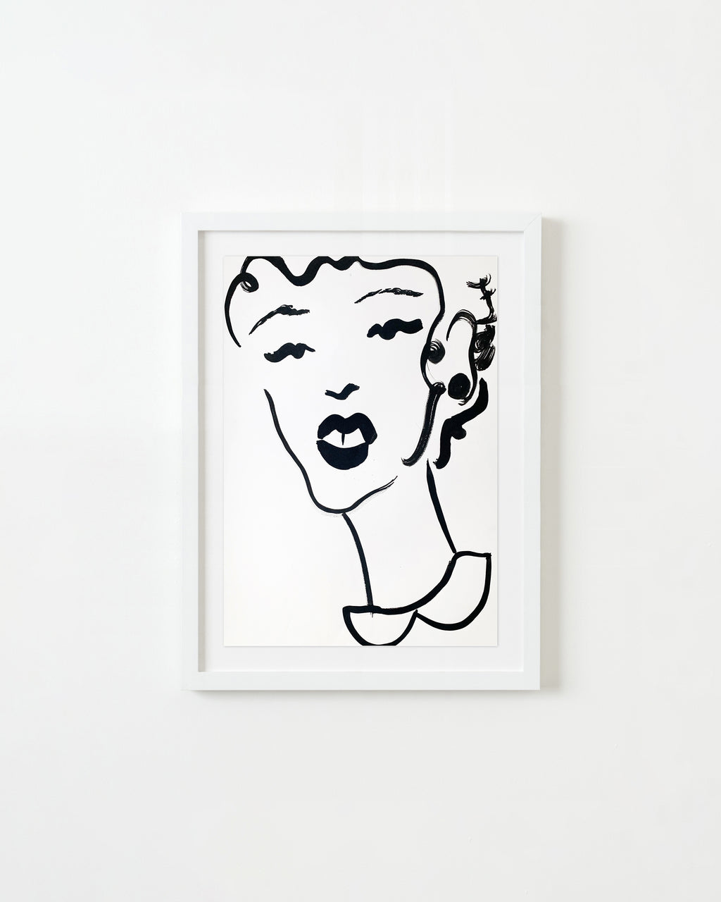 Drawing by Ba Ousmane titled "Rose" - 1.