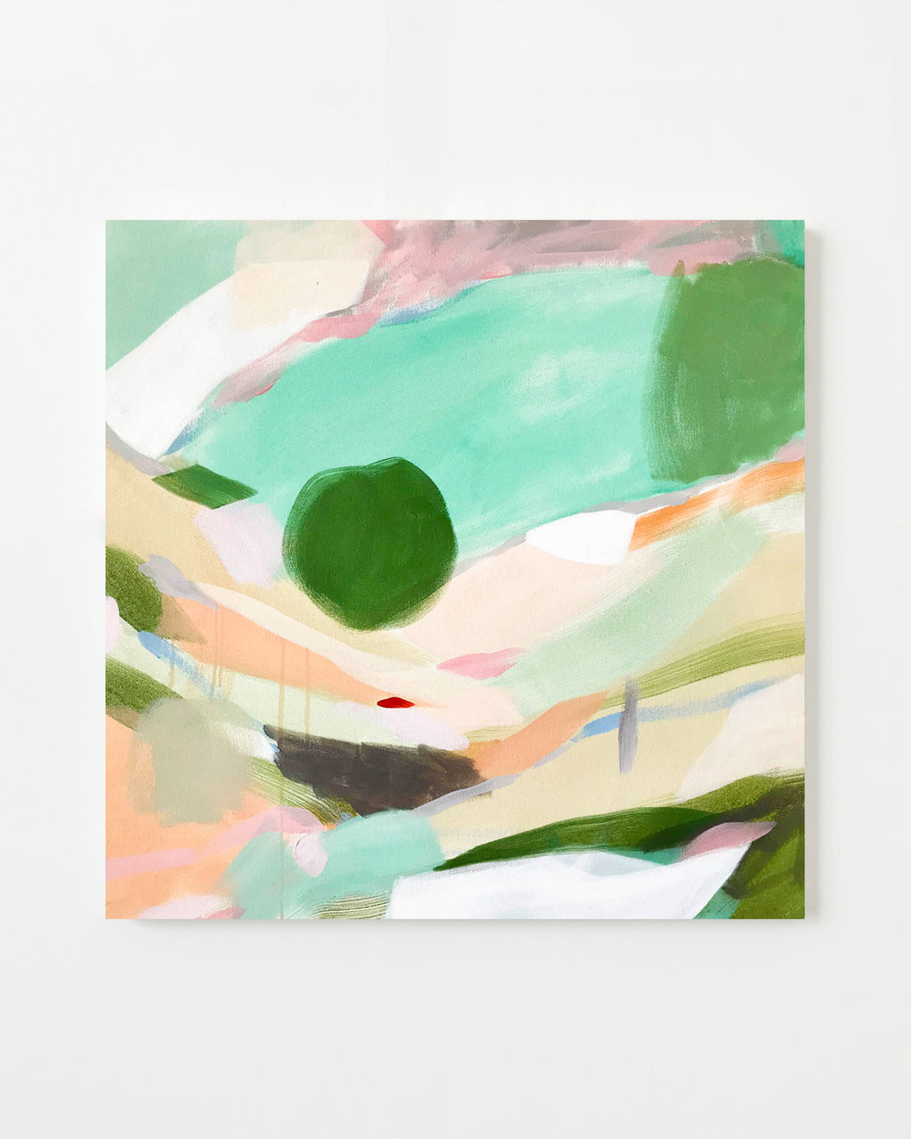 Painting by Britt Bass titled "Spring Garden 3" - 1.