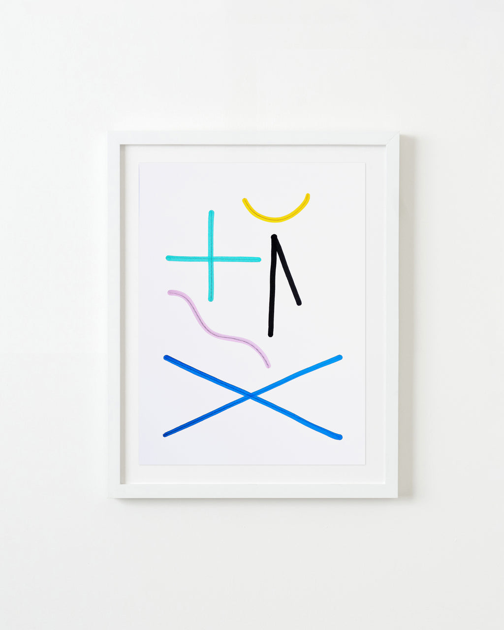 Drawing by Erin D. Garcia titled "5 Elements in 5 Colors, Yellow" - 1.