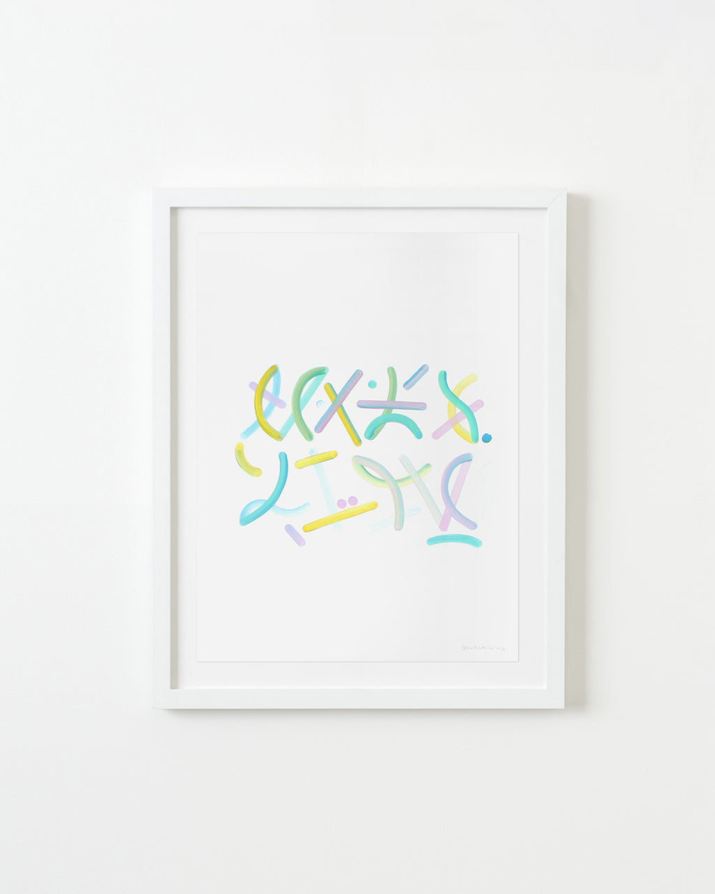 Drawing by Erin D. Garcia titled "Series A III #21" - 1.