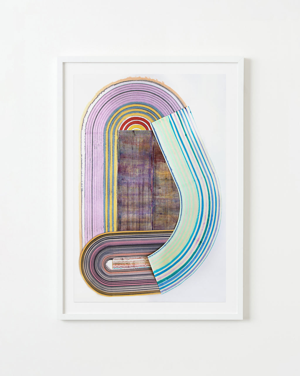 Painting by Erik Barthels titled "Snake Atlas" - 1.