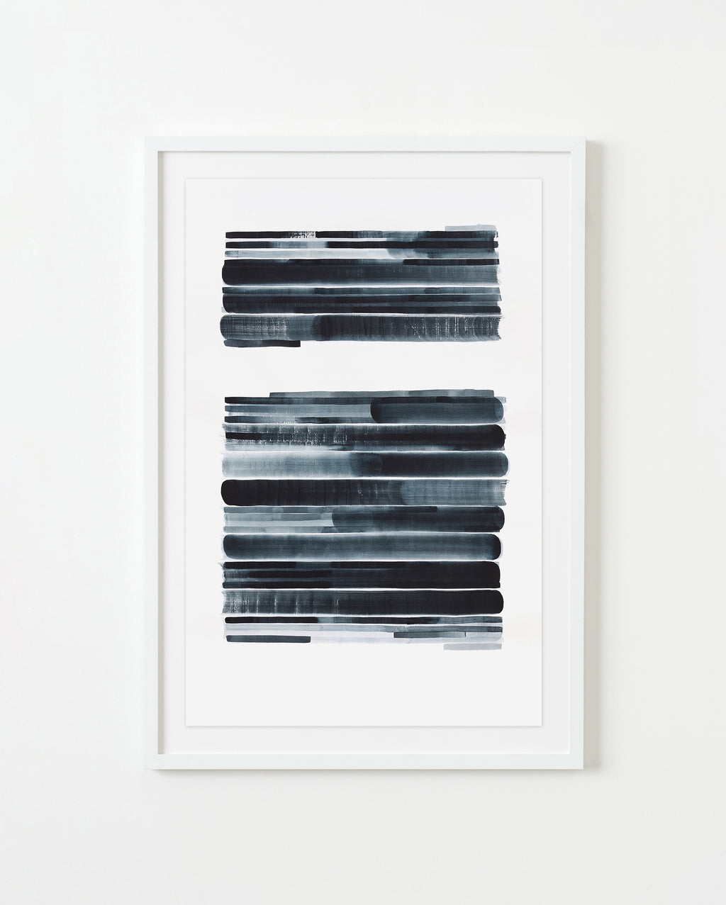 Painting by Gail Tarantino titled "Redaction Revisited-Version VI" - 1.