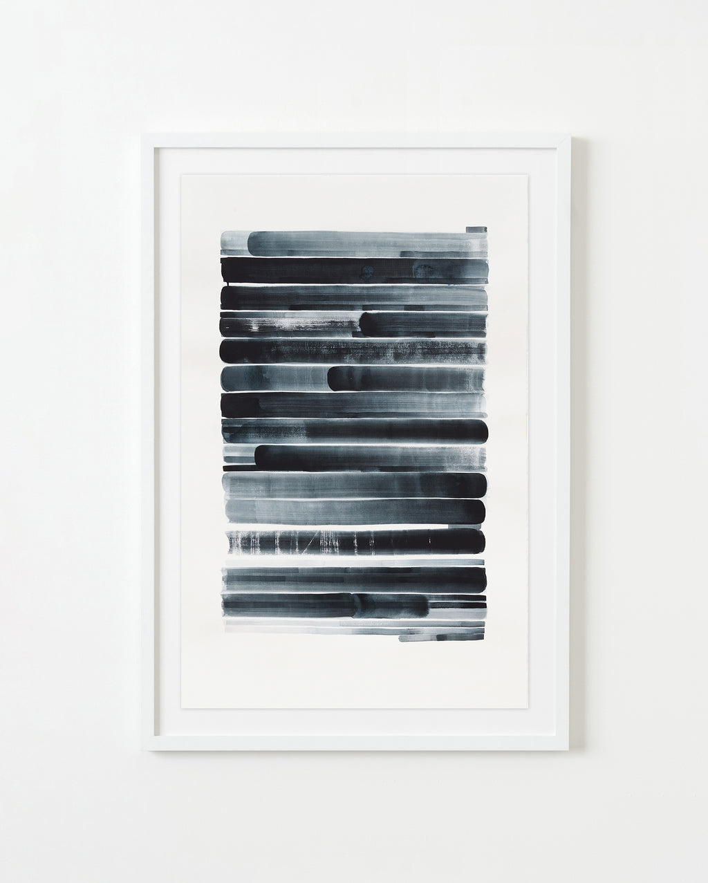 Painting by Gail Tarantino titled "Redaction Revisited-Version VII" - 1.