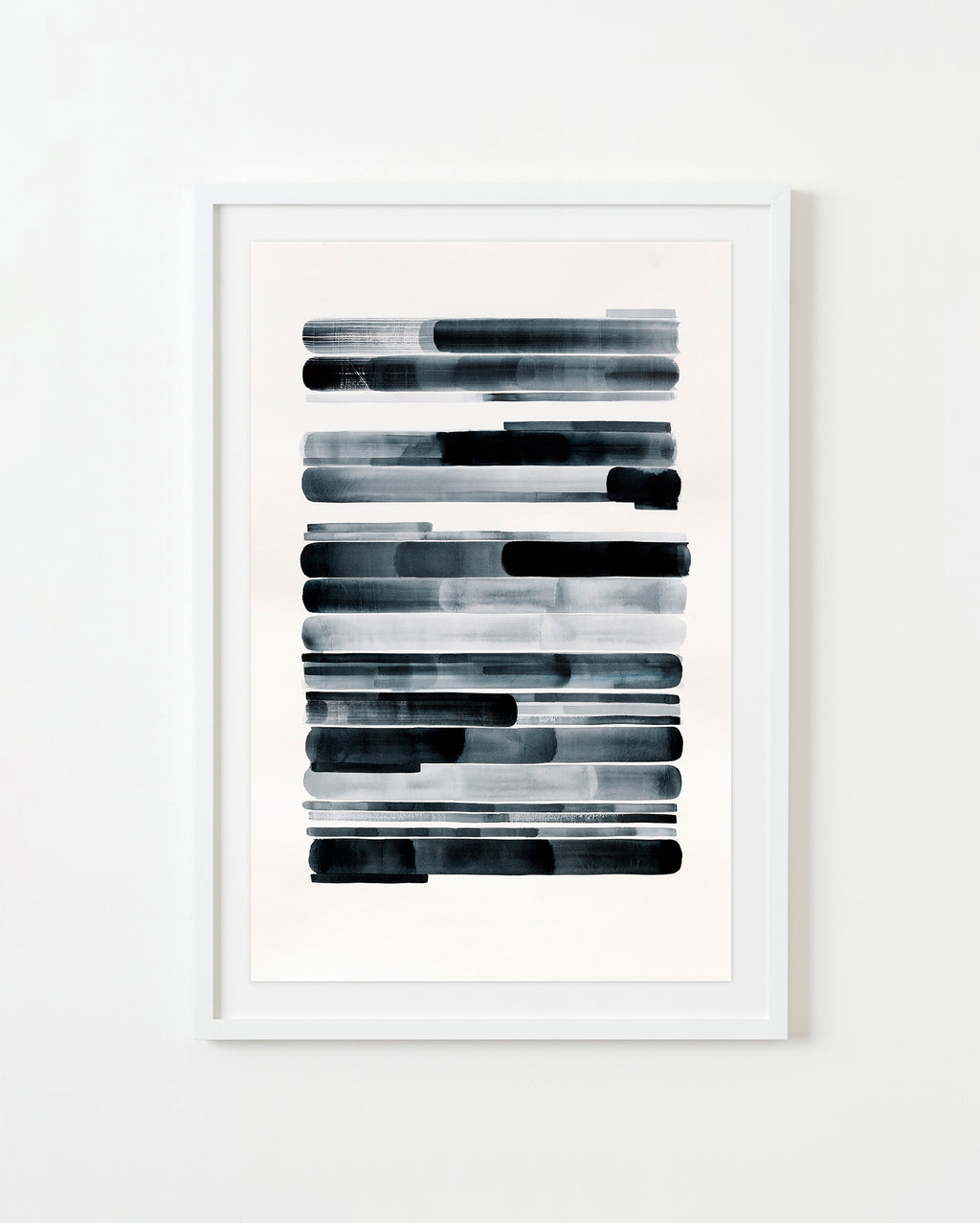 Painting by Gail Tarantino titled "Redaction Revisited-Version X" - 1.