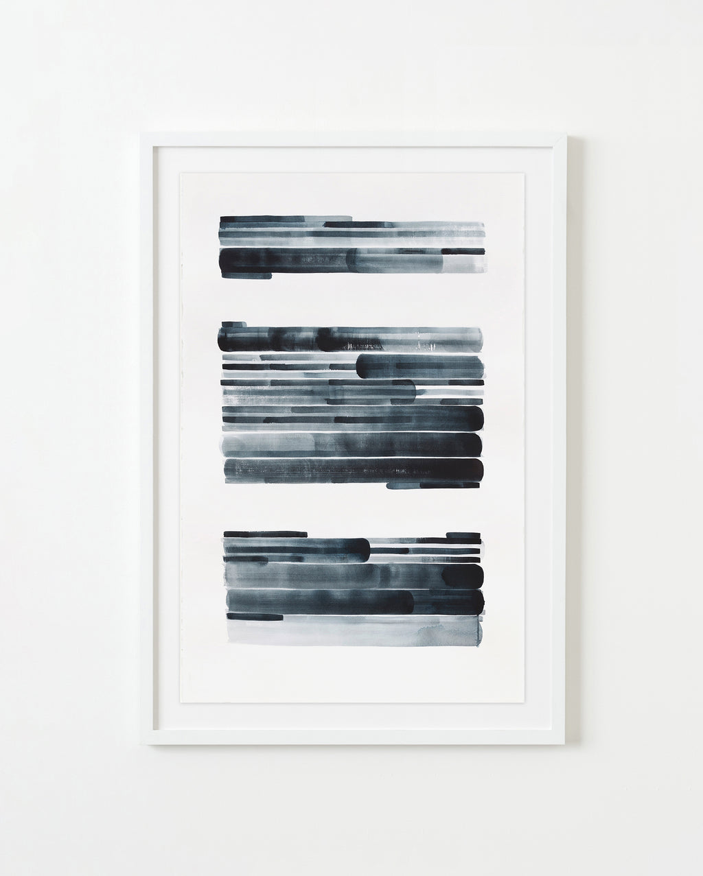 Painting by Gail Tarantino titled "Redaction Revisited-Version XII" - 1.