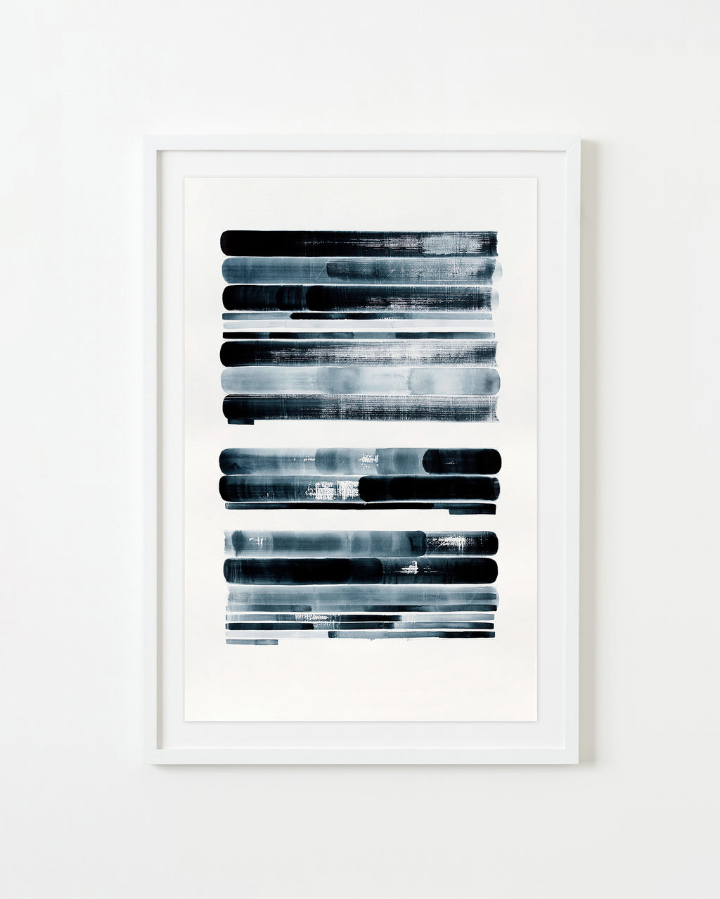 Painting by Gail Tarantino titled "Redaction Revisited-Version IX" - 1.