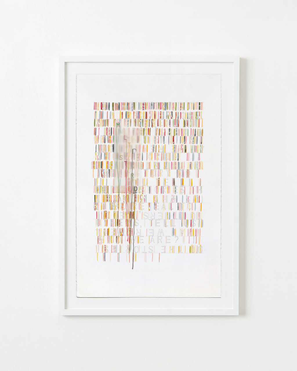 Mixed Media by Gail Tarantino titled "Interwoven Conversations: The Stories We Tell" - 1.