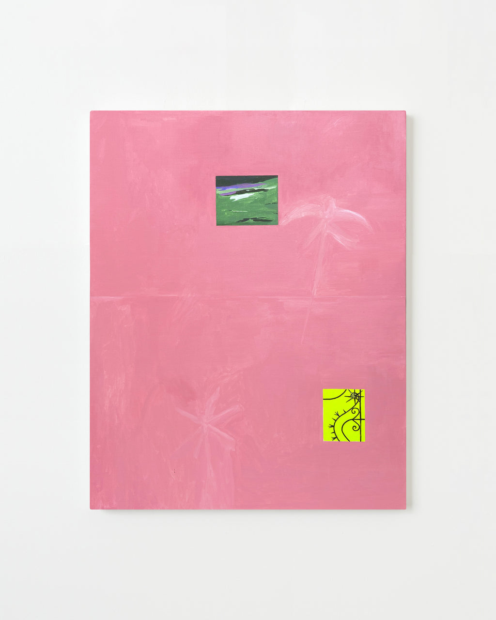 Painting by Alma Charry titled "the big pink" - 1.