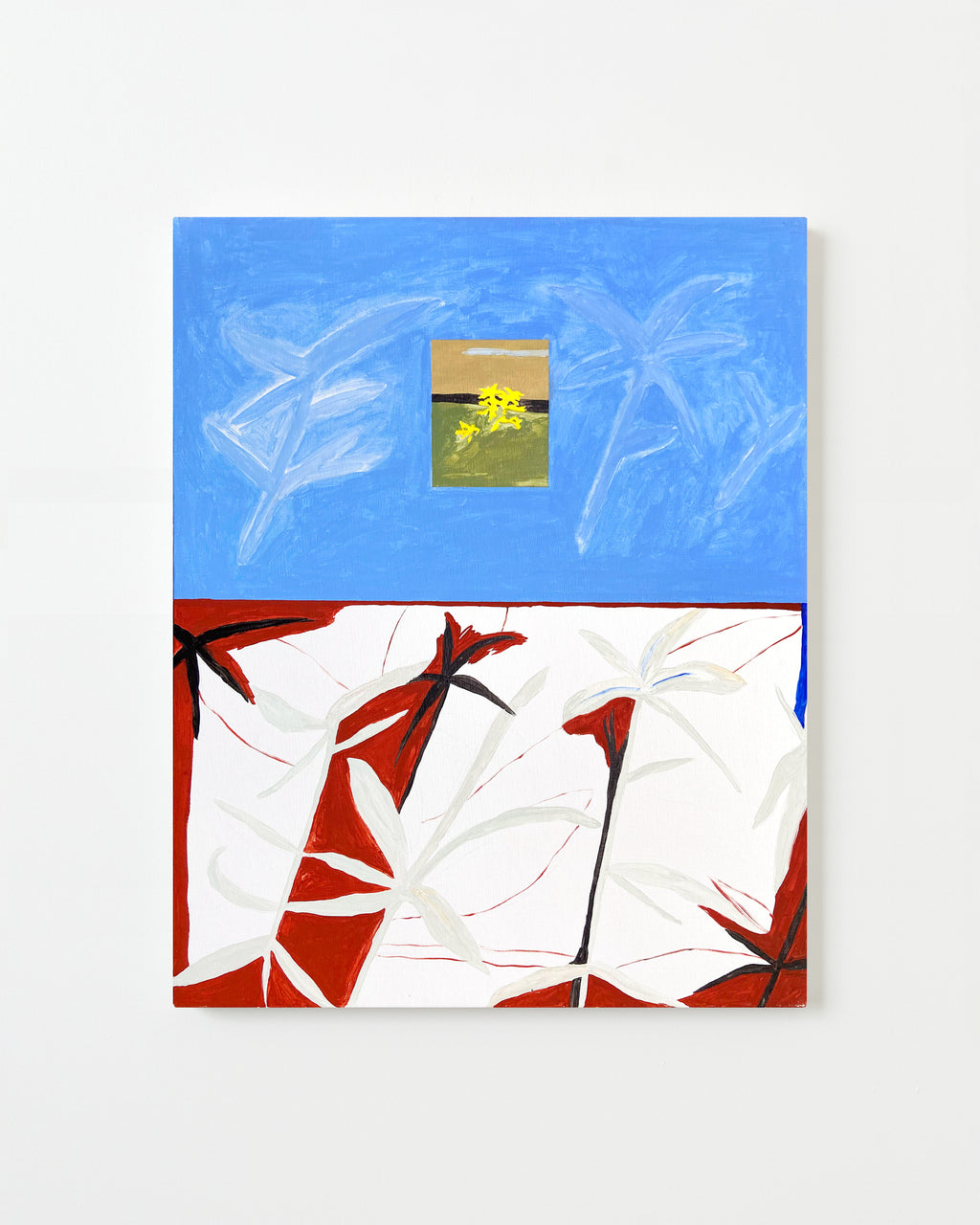 Painting by Alma Charry titled "mimosa" - 1.