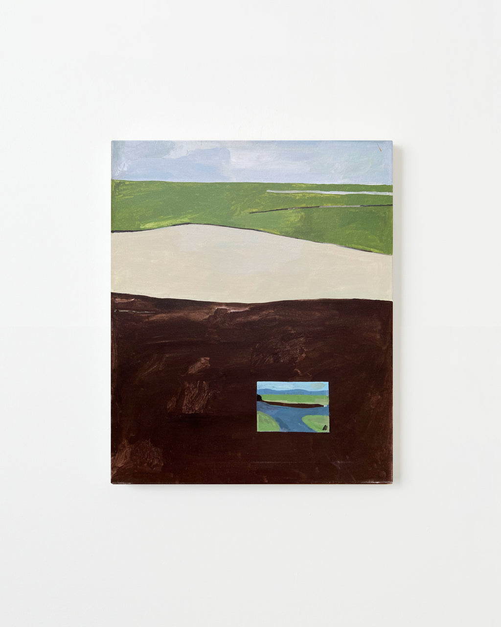 Painting by Alma Charry titled "sans titre (souvenir)" - 1.