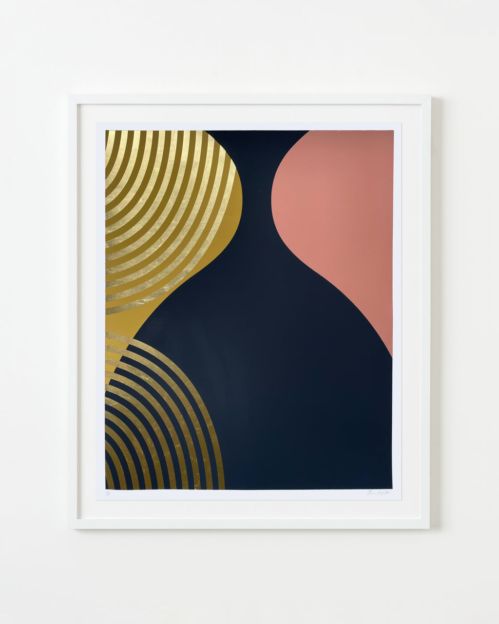 Print by Lisa Hunt titled "Cross Sections: Untitled 8" - 1.