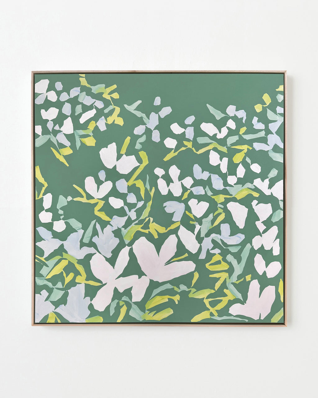 Painting by Kit Porter titled "passage, green" - 1.