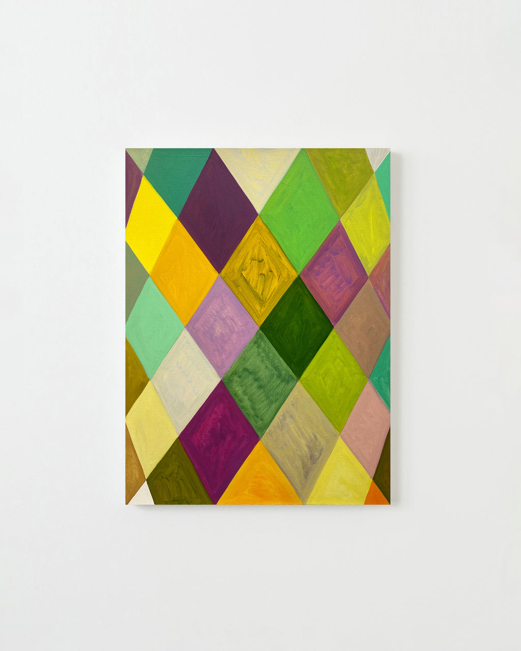 Painting by Jackie Meier titled "Finger Trap" - 1.