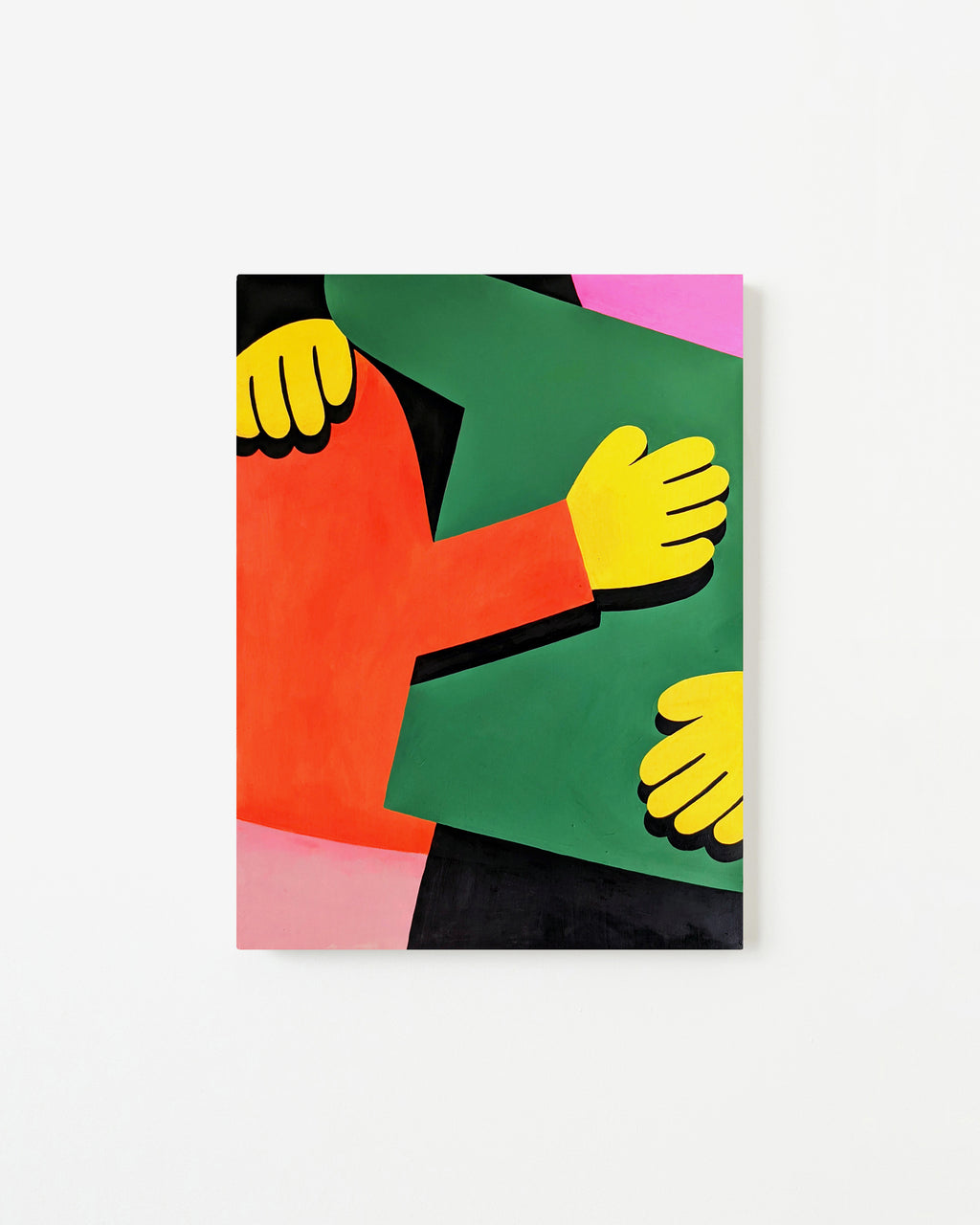 Painting by Paulina Ho titled "No External Without The Internal" - 1.