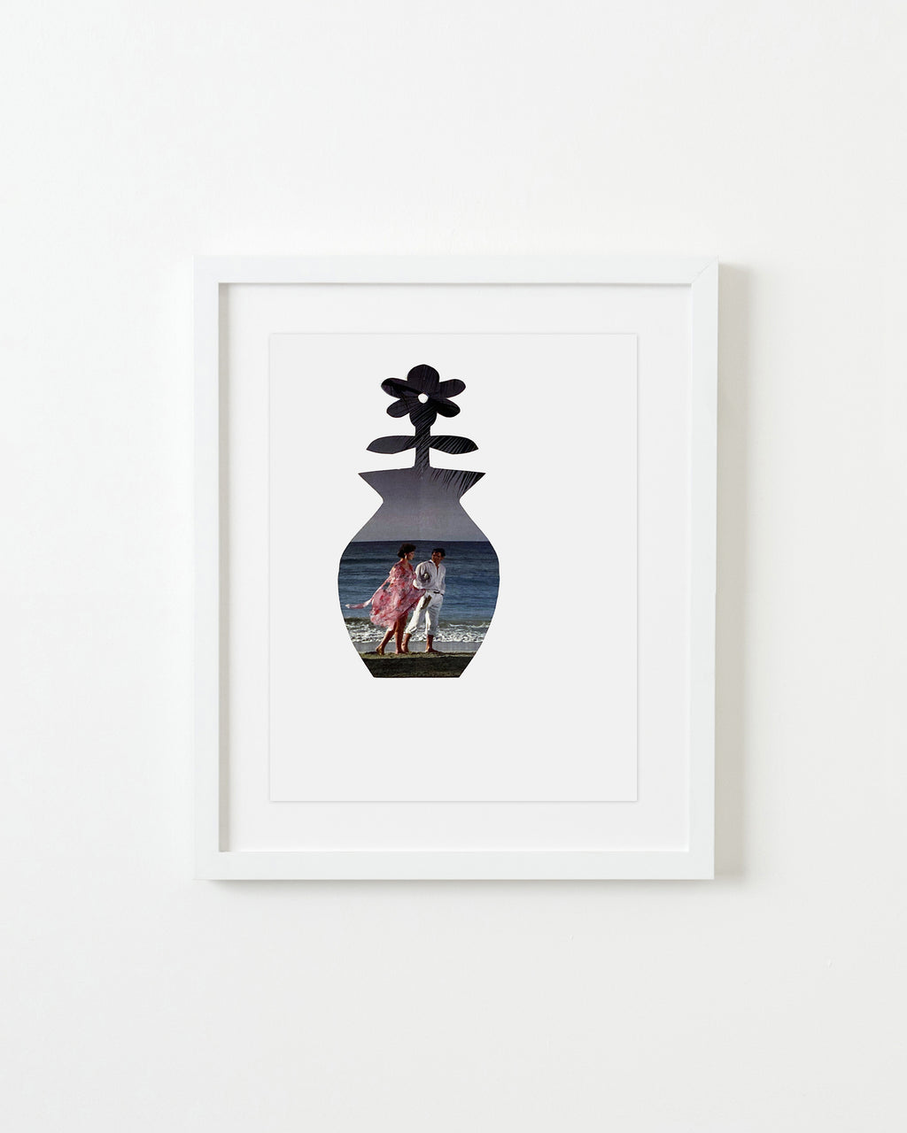Mixed Media by Jessica Sinks titled "Beachgoer" - 1.