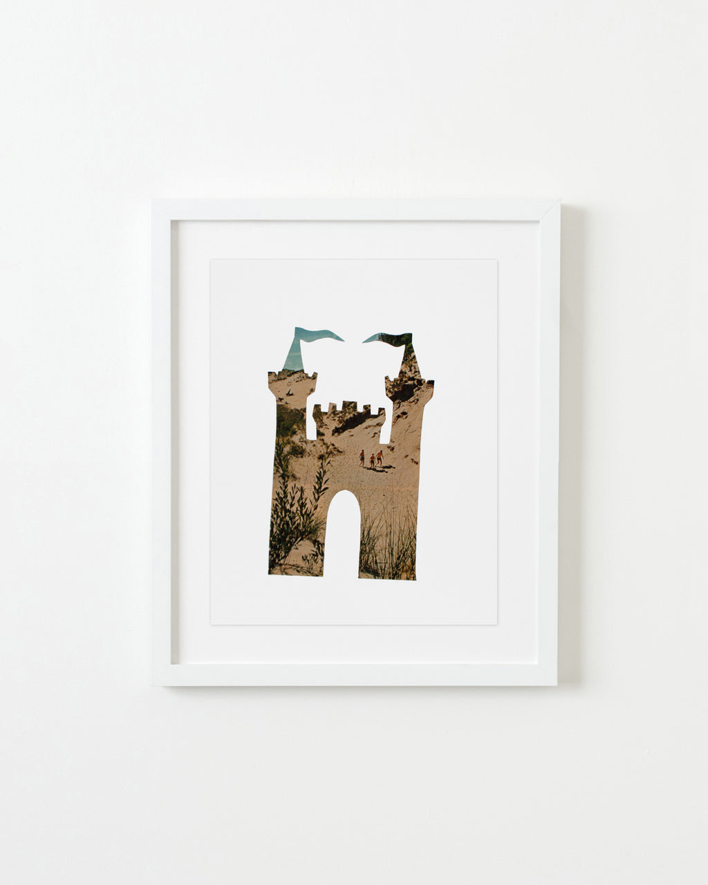 Mixed Media by Jessica Sinks titled "Sandcastle" - 1.