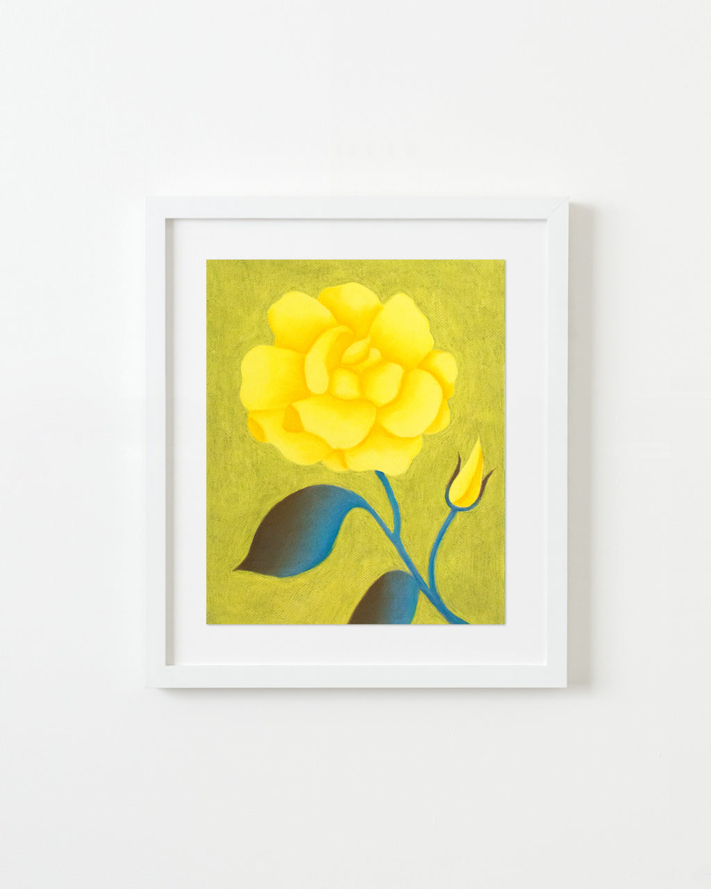 Drawing by Rachel Levit Ruiz titled "Rosa Amarilla" - 1.