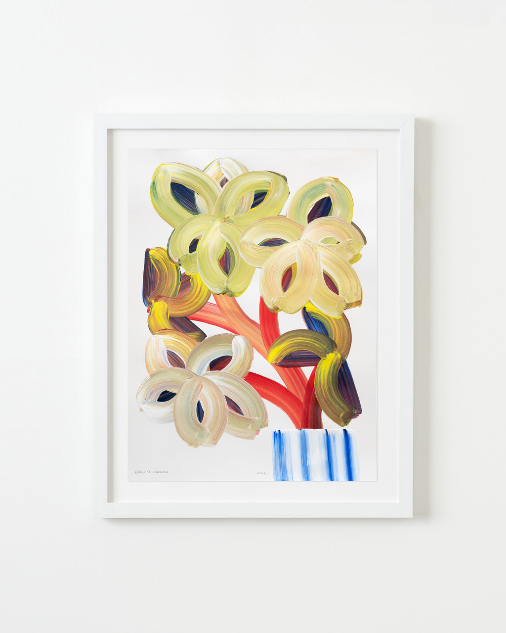 Painting by Erin D. Garcia titled "Wild-Flower #3" - 1.