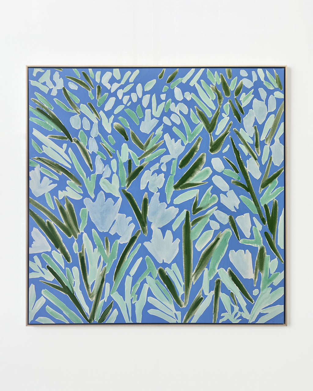 Painting by Kit Porter titled "run wild and flow" - 1.