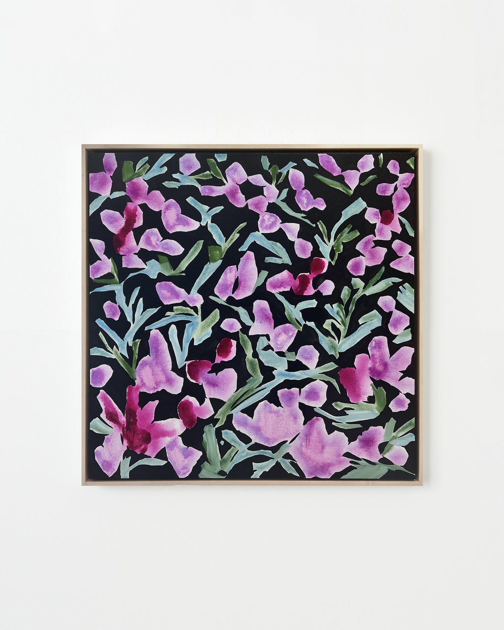 Painting by Kit Porter titled "whispered that night" - 1.