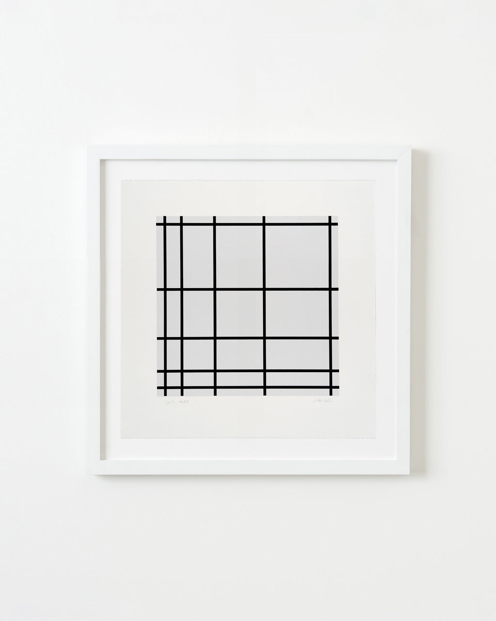 Print by Inka Bell titled "Grid" - 1.