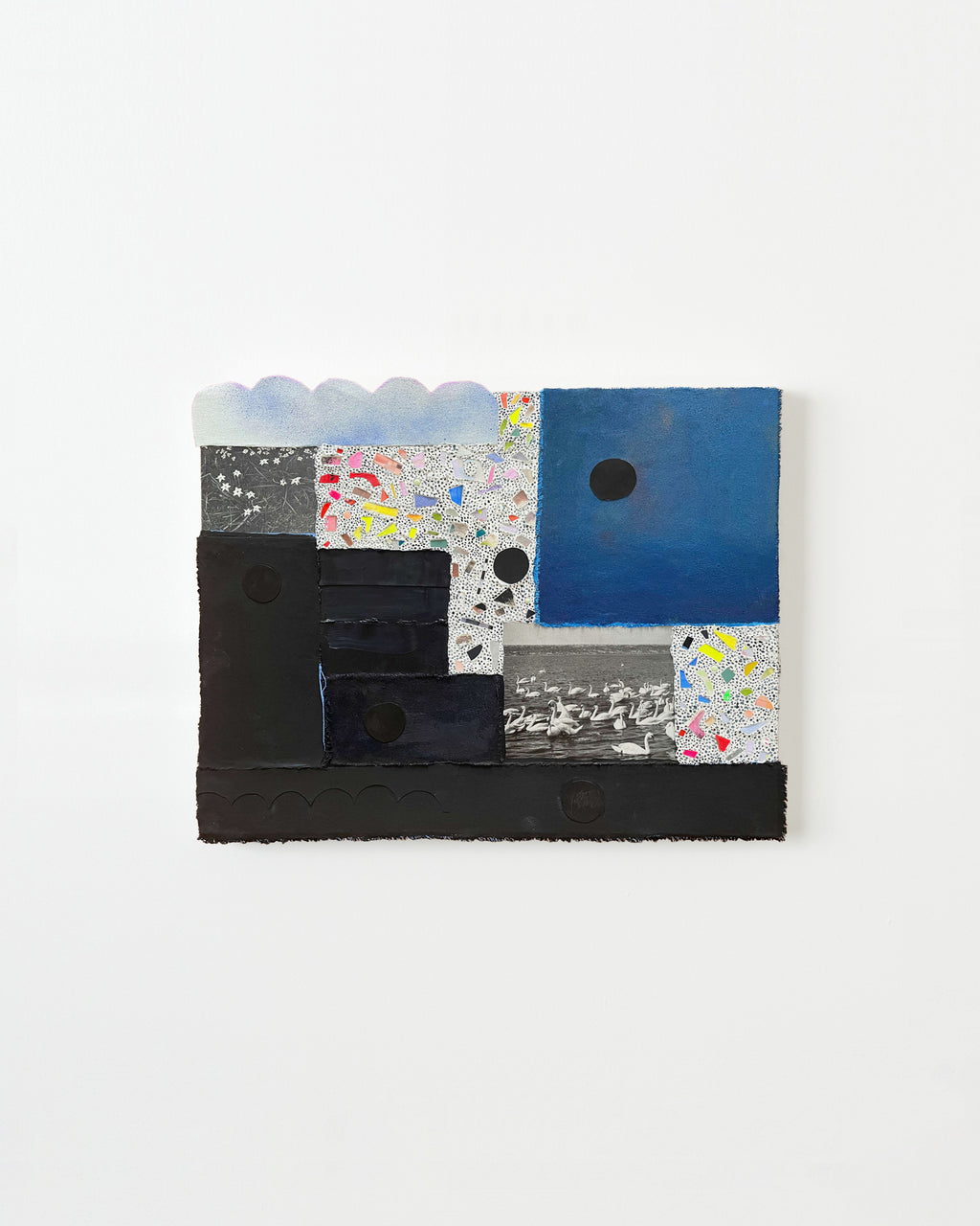 Mixed Media by Ashely Peifer titled "lean in closer for the swan song" - 1.