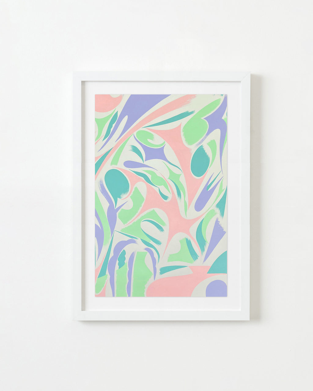 Painting by Eddie Perrote titled "Silver Rings" - 1.