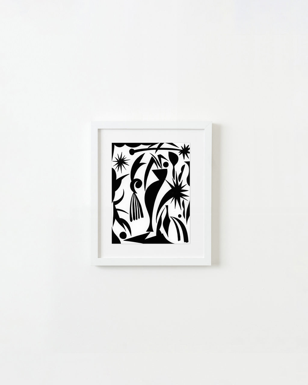 Painting by Eddie Perrote titled "Jester" - 1.