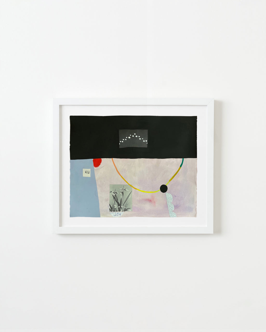 Painting by Ashely Peifer titled "WOW / MOM" - 1.