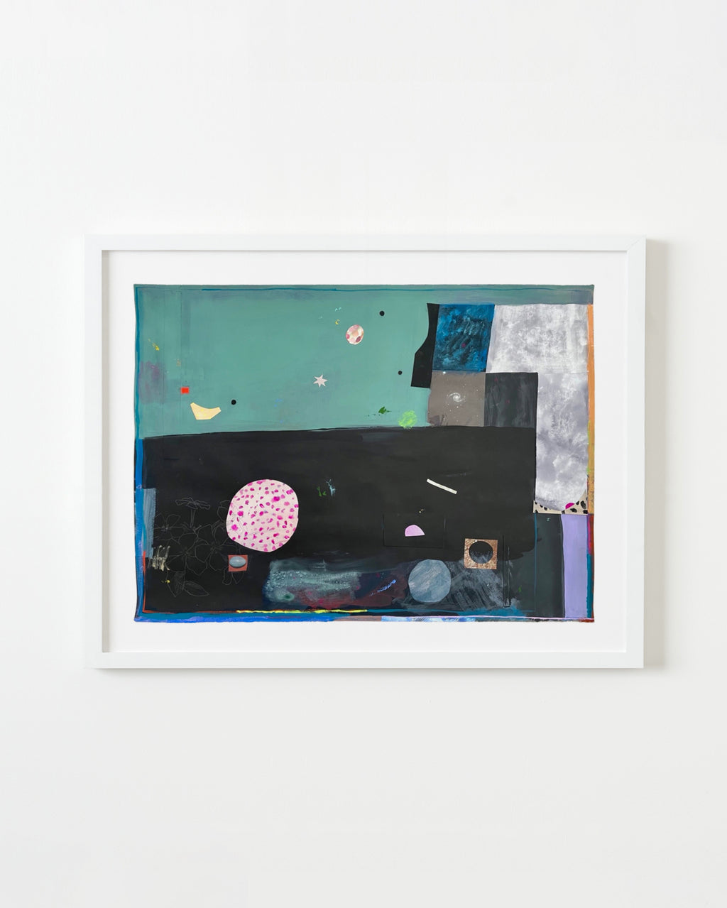 Painting by Ashely Peifer titled "everlasting phlox" - 1.