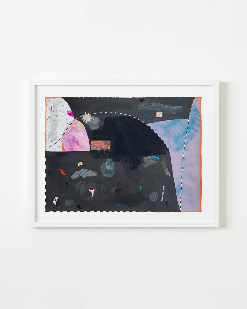 Painting by Ashely Peifer titled "wrangled and tossed" - 1.