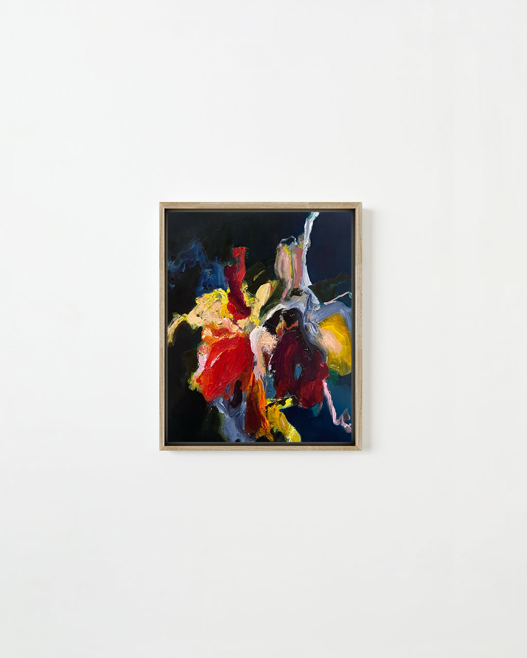 Painting by Elisa Gomez titled "Abstract Flora XIV" - 1.
