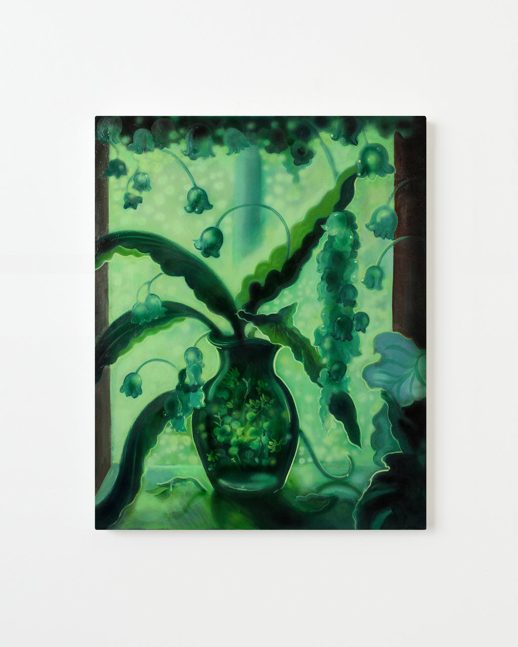 Painting by Nefertiti Jenkins titled "Propagating Lily of the Valley" - 1.