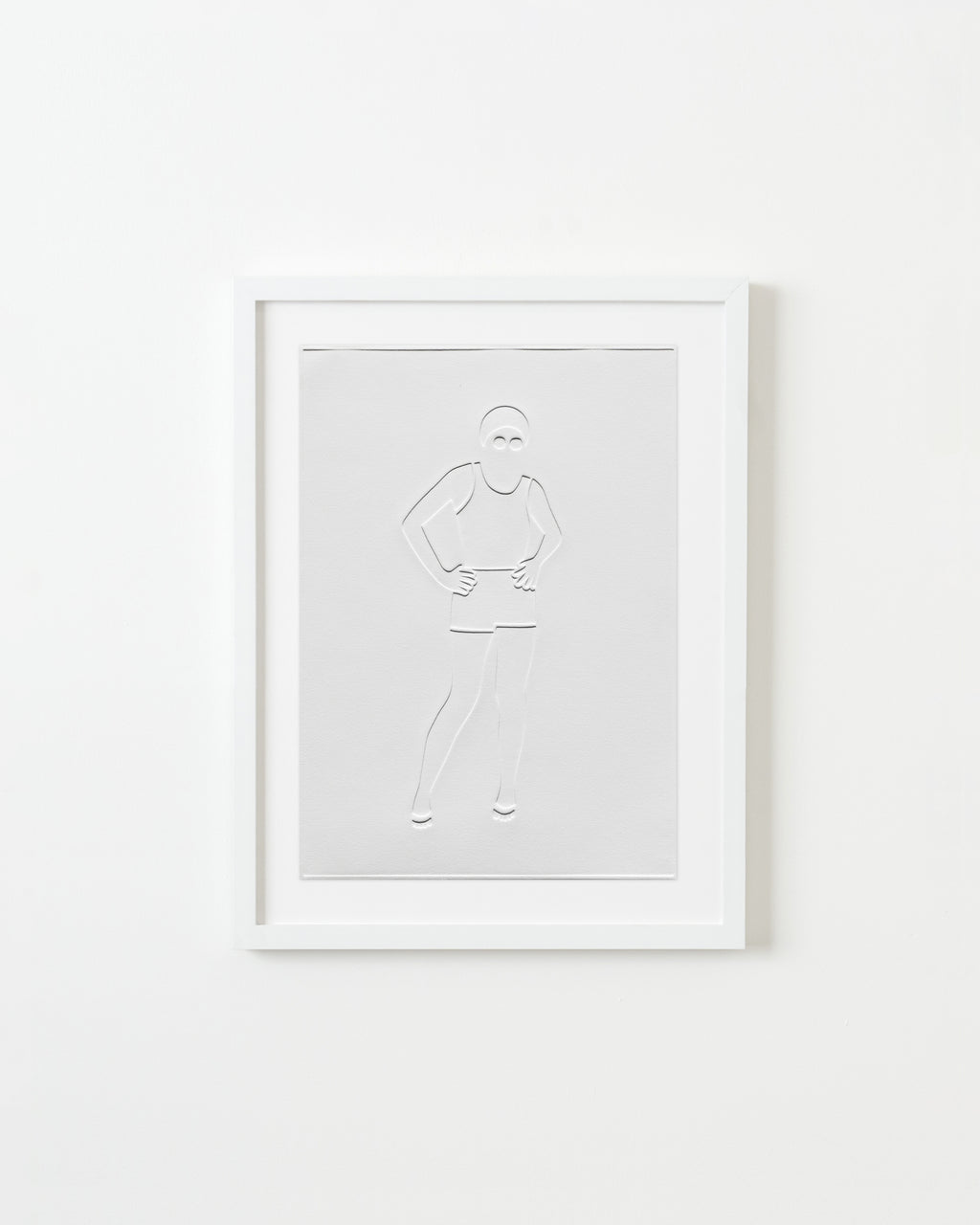 Print by Dana Bell titled "Hands on Hips, Looking Forward" - 1.