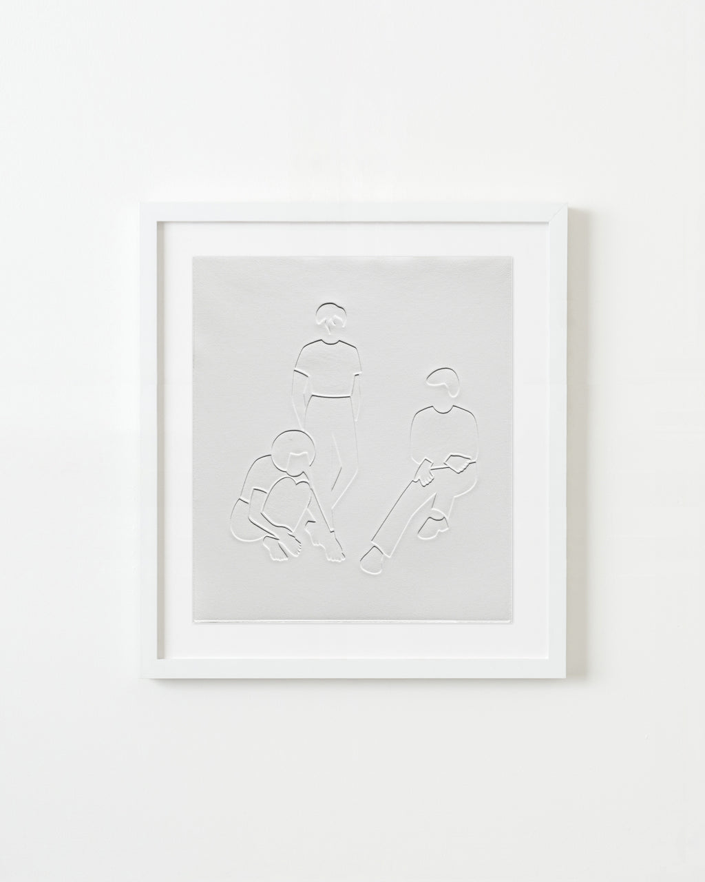 Print by Dana Bell titled "Look at My Foot Too" - 1.