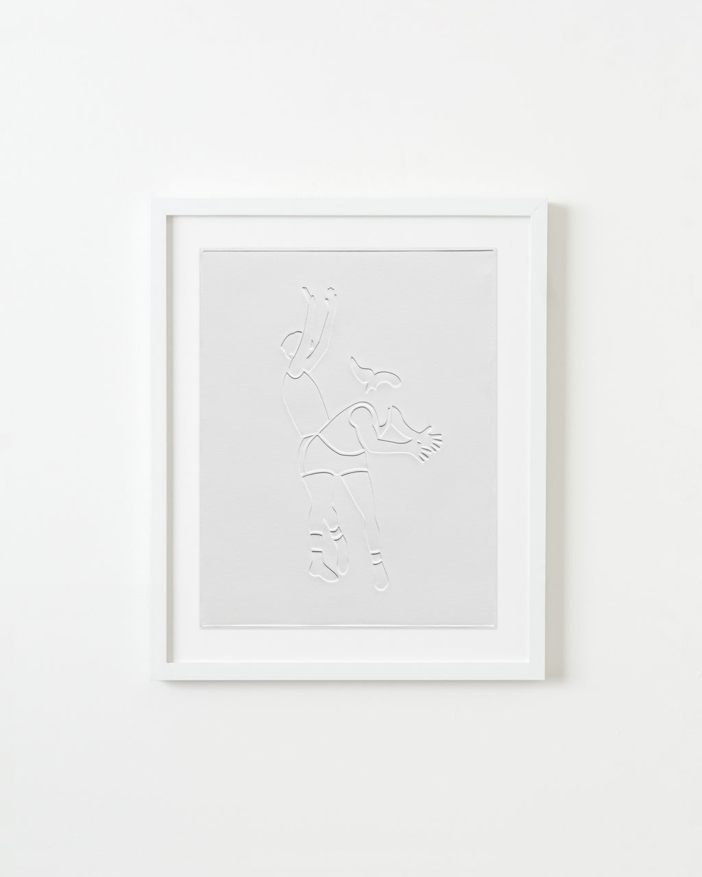 Print by Dana Bell titled "Two Play Basketball" - 1.