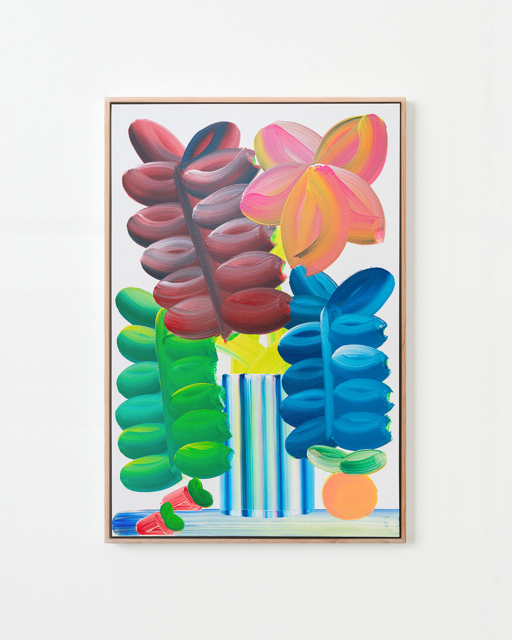 Painting by Erin D. Garcia titled "Cascade #2" - 1.