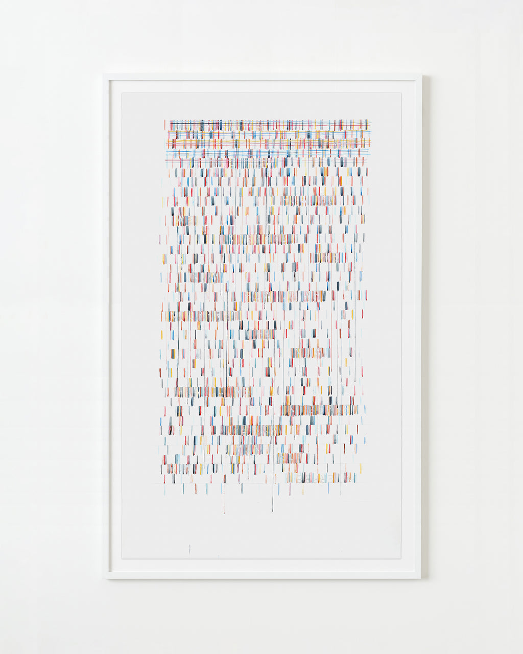 Painting by Gail Tarantino titled "How Do We Interpret the Now Today" - 1.