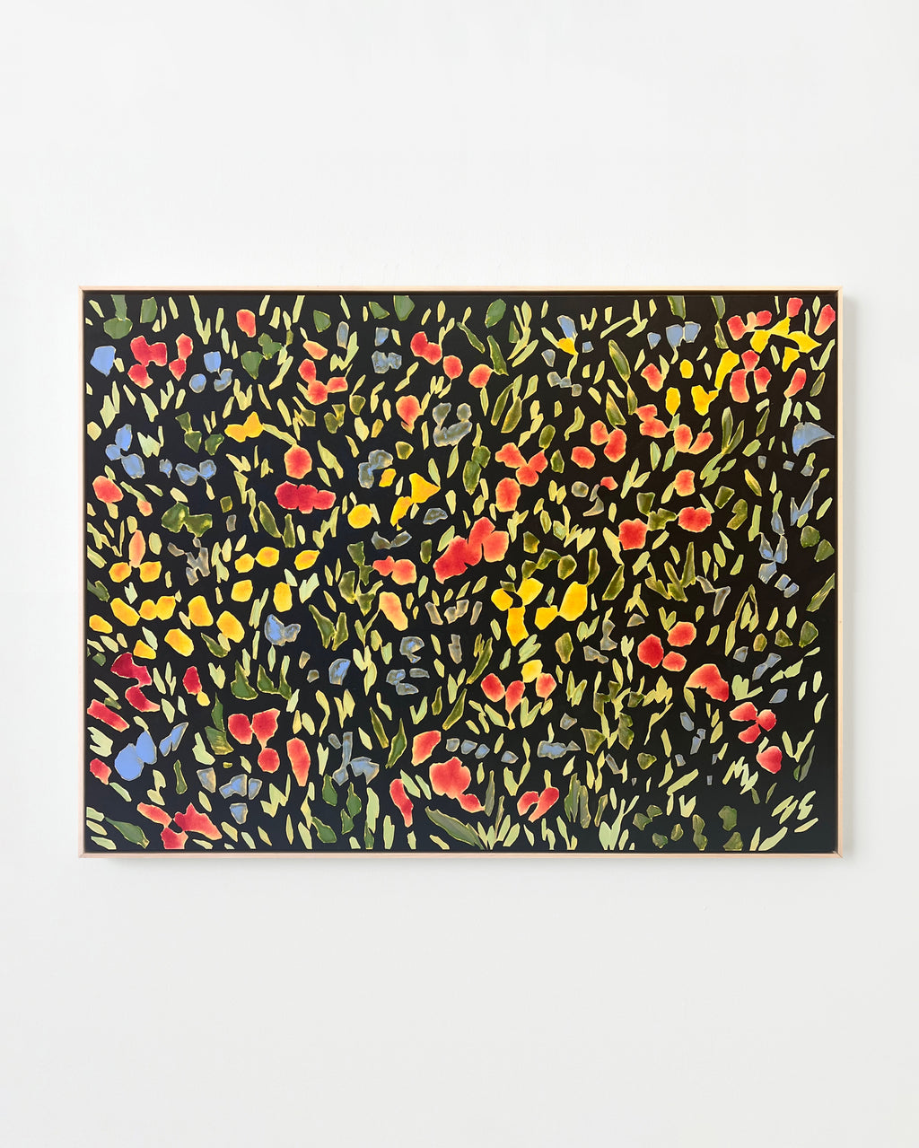 Painting by Kit Porter titled "several glimpses beneath" - 1.