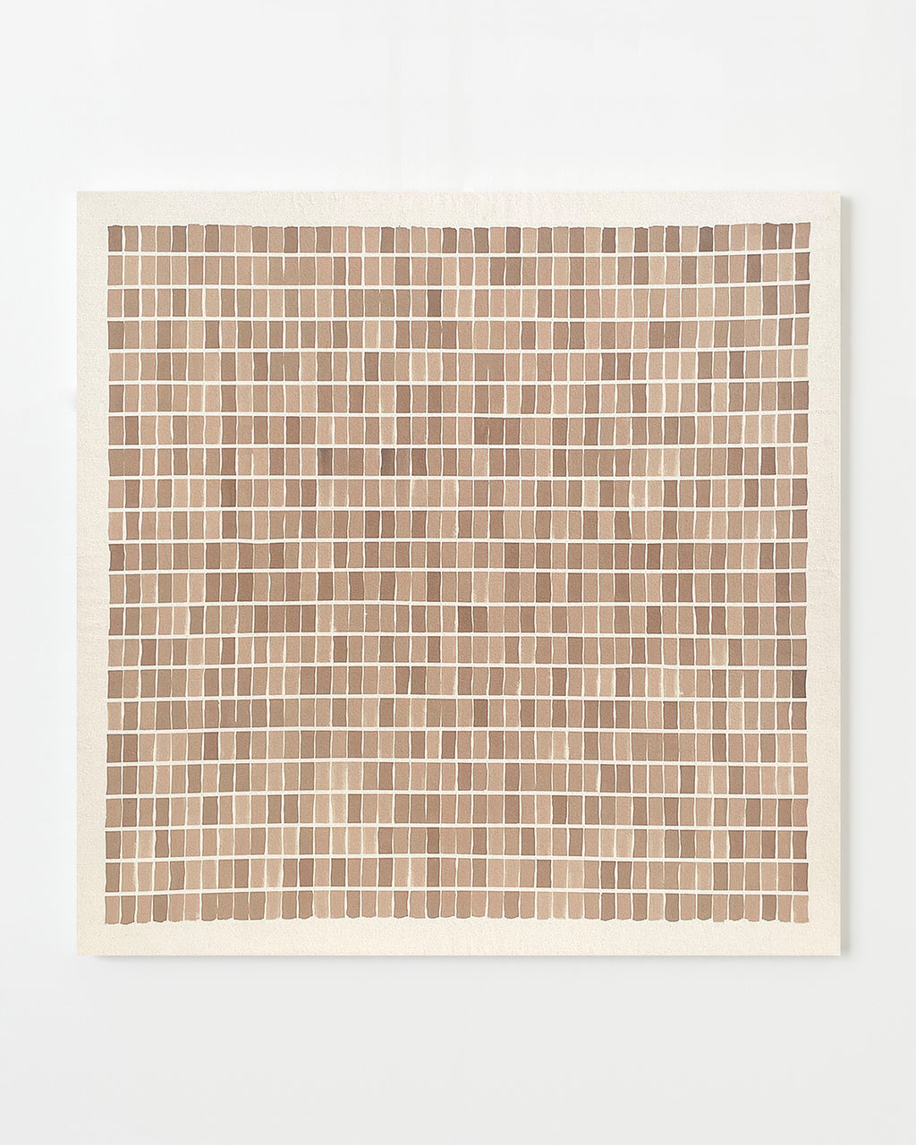 Painting by Devon Reina titled "Terra Firma Facade" - 1.