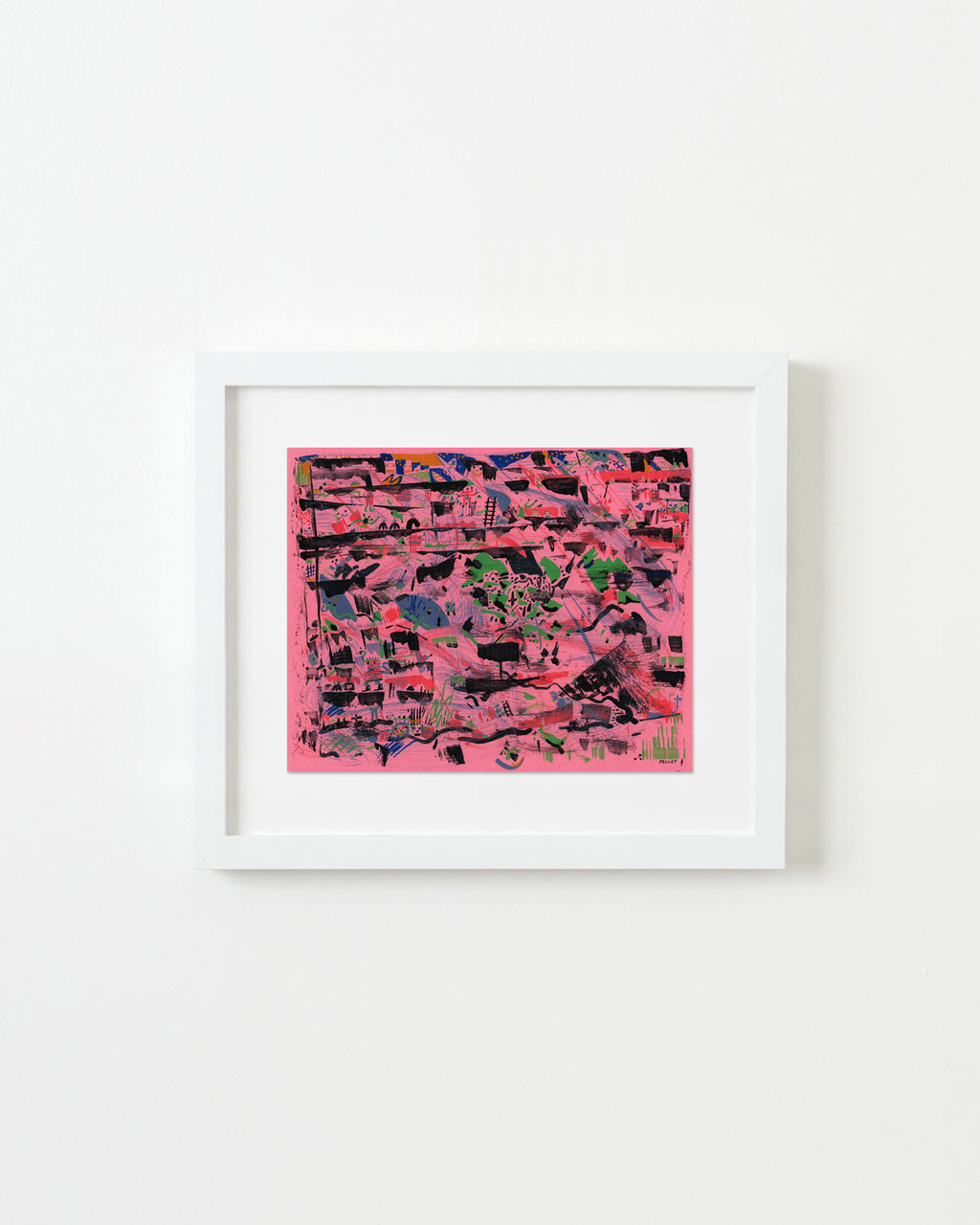 Painting by Kyle Pellet titled "Mount Pleasant" - 1.