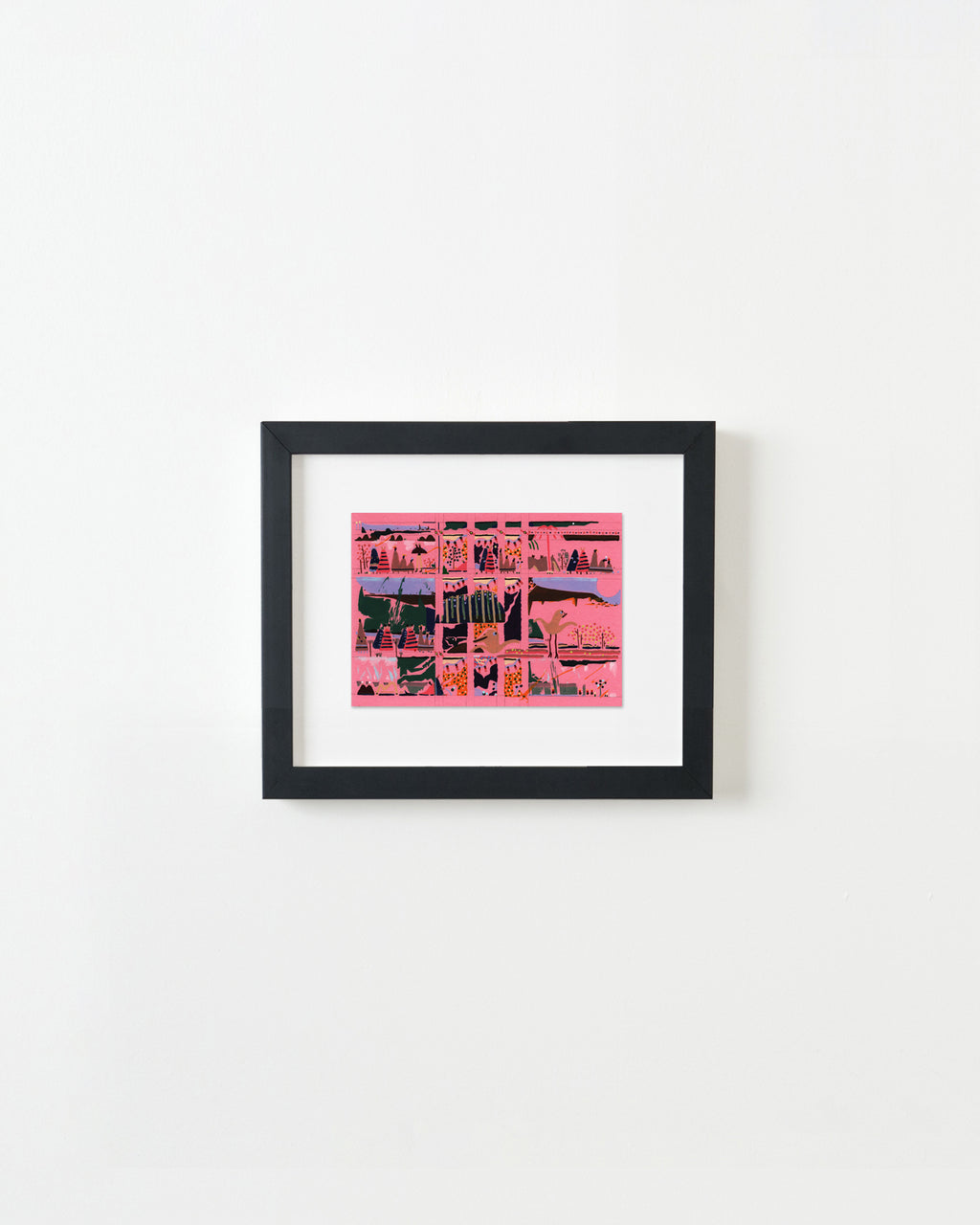 Painting by Kyle Pellet titled "Podunk Parade" - 1.