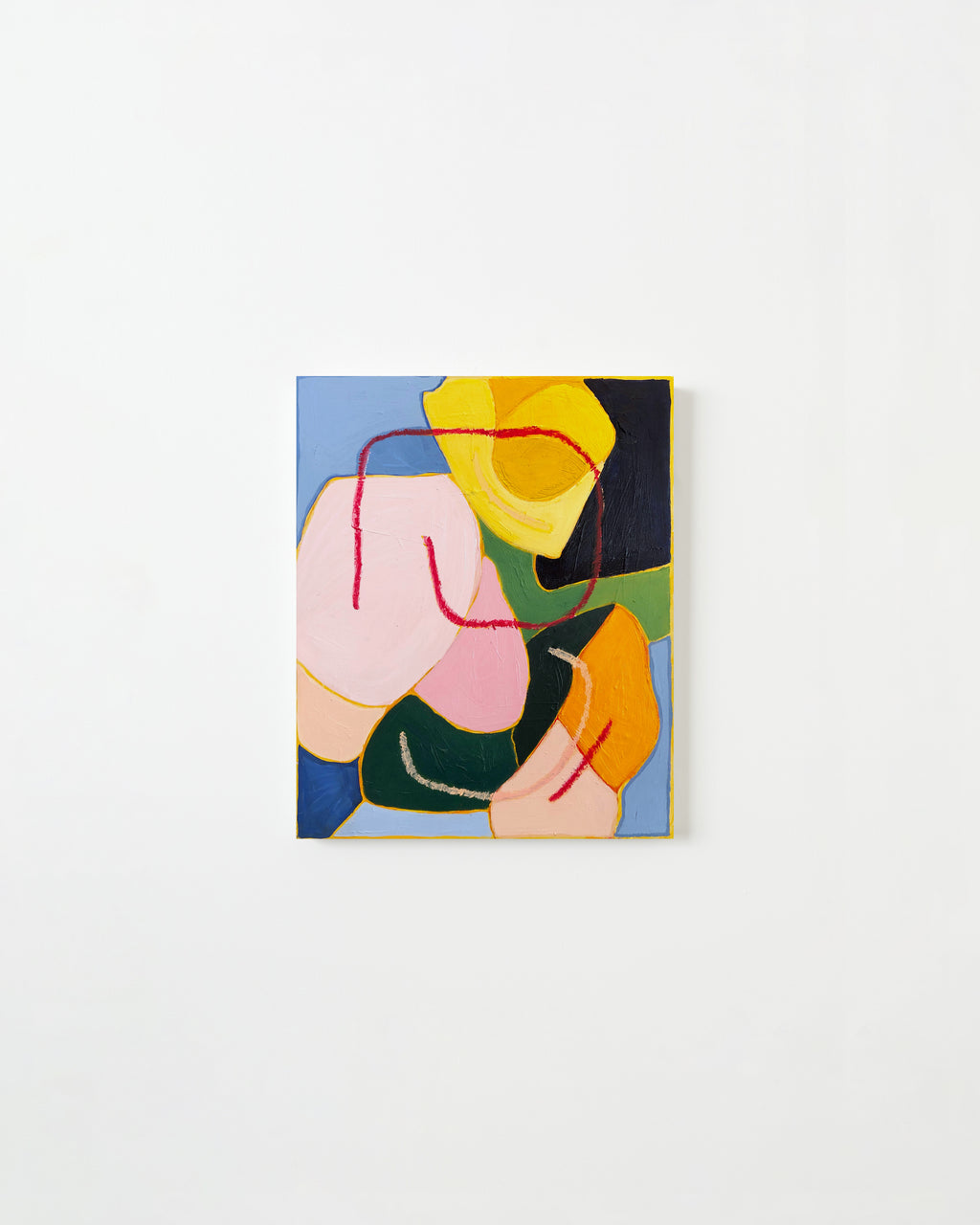 Painting by Elisa Gomez titled "La Doña VI" - 1.