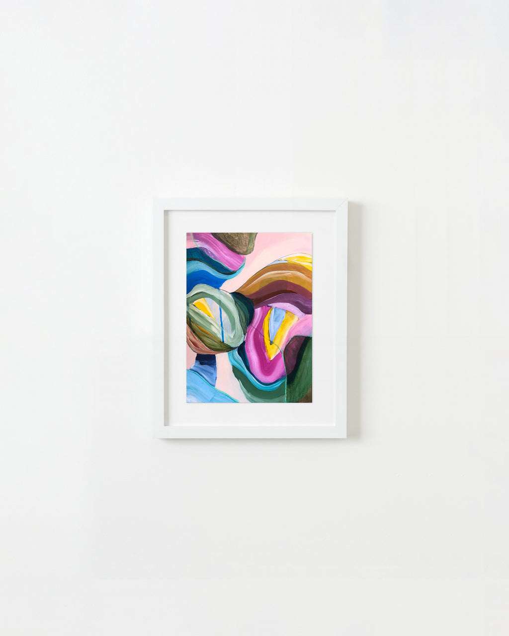 Painting by Elisa Gomez titled "Wonderland Paper Study I" - 1.