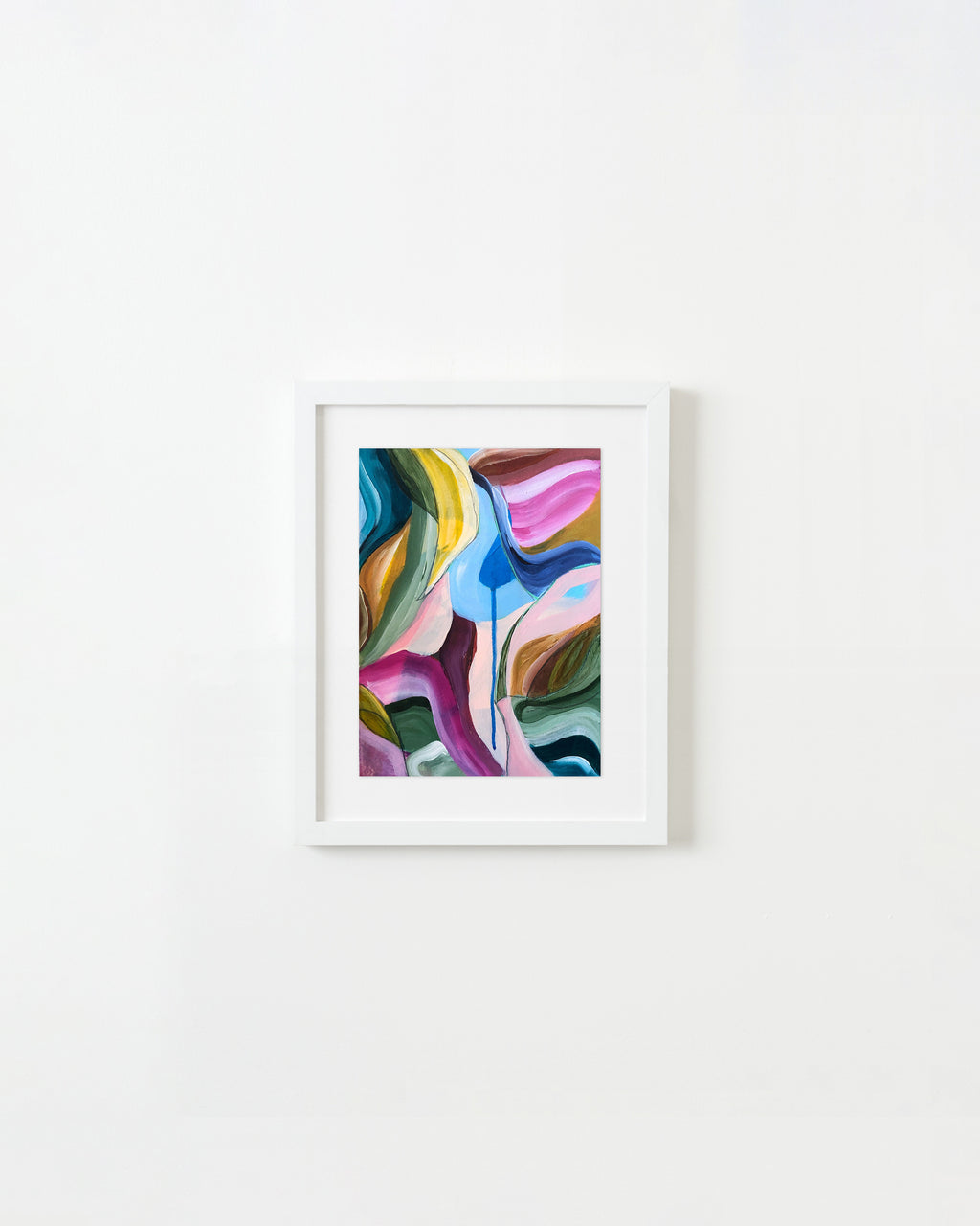 Painting by Elisa Gomez titled "Wonderland Paper Study IV" - 1.